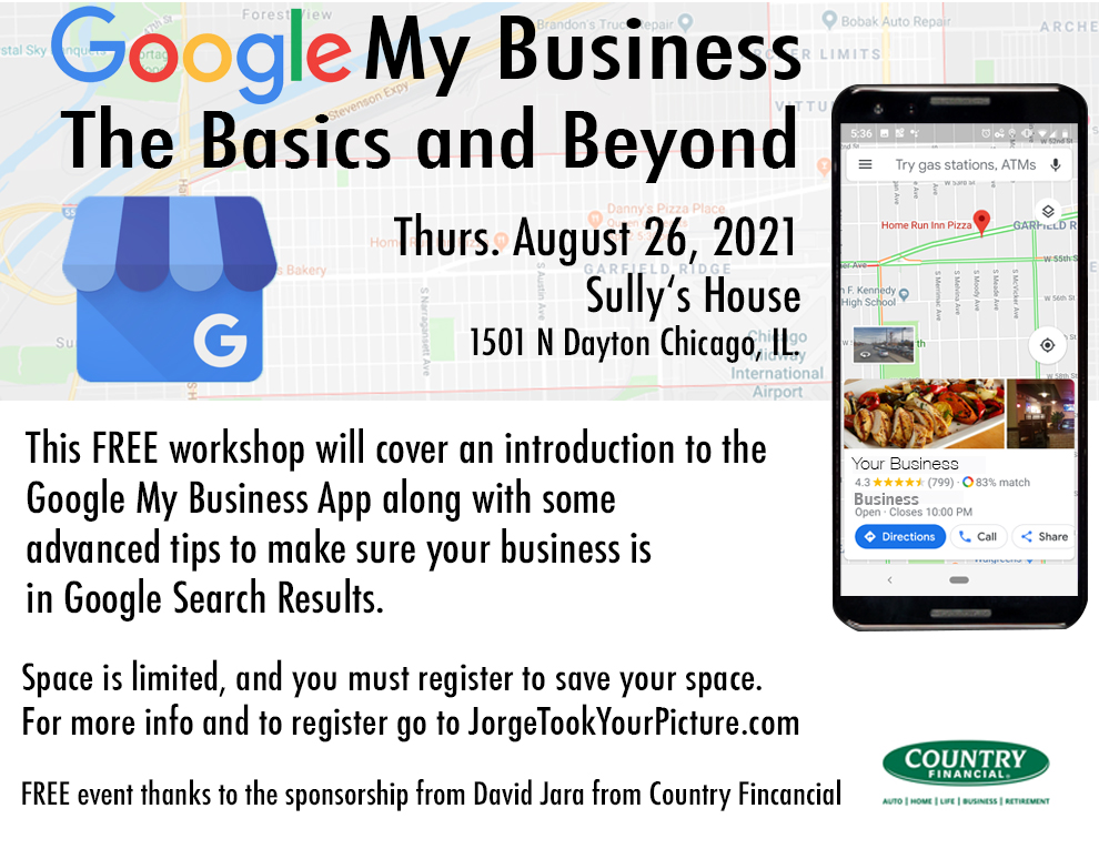 jorgetook's tweet photo. Free Google My Business workshop - Chicago Near North. Food and soft drinks will be served.  Register and get more info at,  https://t.co/DUaBT9YYde https://t.co/Nzg37EbB7o