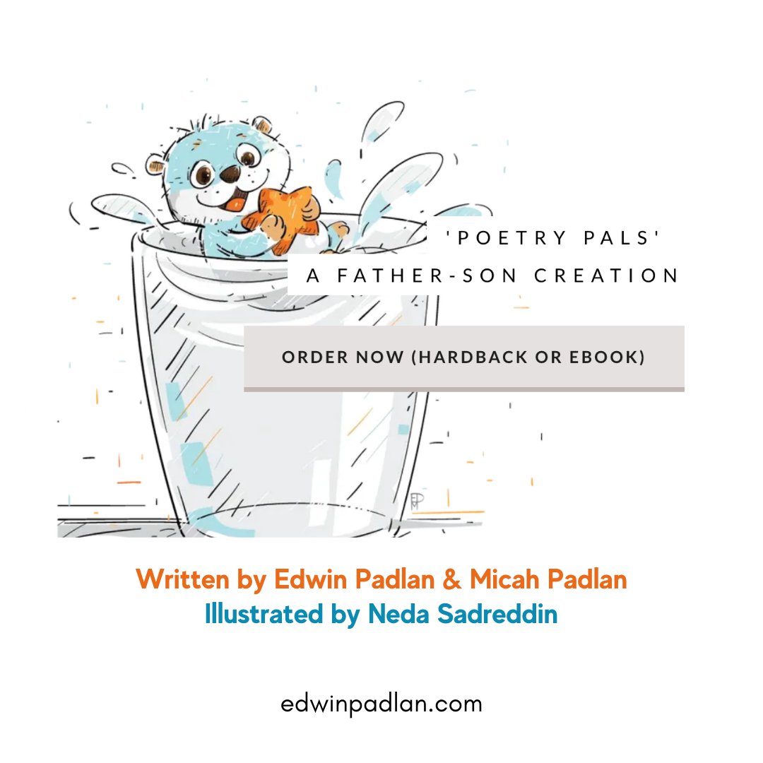 Kids, parents and teachers love the fun illustrations and fun word-play. If you get a chance to read it with your little one(s) let us know how you liked it. #edwinpadlan #edwinpadlanbooks #poetrypals #edandmicah #poetry4kidsbykids