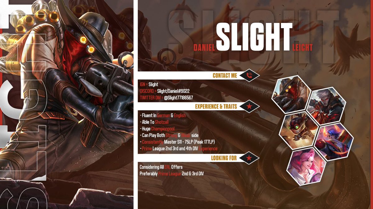 Since my contract with <a href="/_EndlessGaming_/">Endless Gaming</a> expired, I will explore my options for the upcoming split. I will consider every offer. DM’s are open or contact me on discord for further information and/or references ❤️ &amp; 🔁 are appreciated