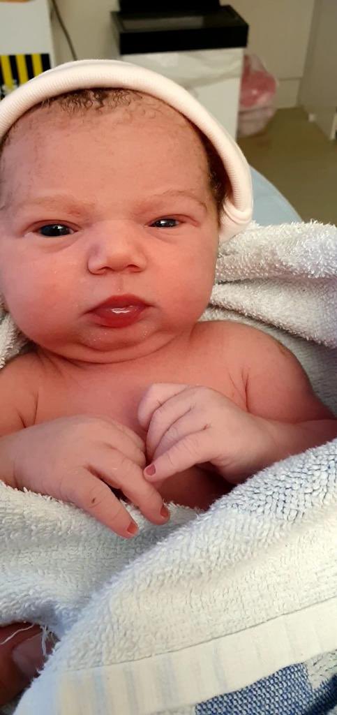 Say Hello👋to Grandchild👶🏻💕🍼Number 3..Born at 04:59am yesterday morning weighing 6lb’s 4oz’s..Her name is Nancy💕🥰