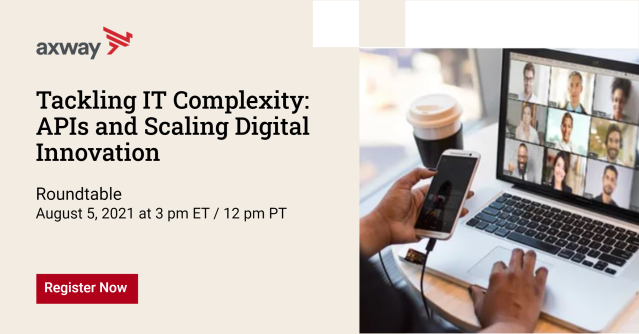 James_DeLuca's tweet photo. Join CIO contributing editor Charles Pelton and subject matter experts from @Axway, for a virtual roundtable discussing a single, integrated approach to #APIs. Register for Thursday, August 5 at 3 pm ET/12 pm PT. https://t.co/WCmSRjvIse https://t.co/P72CYfkvBU