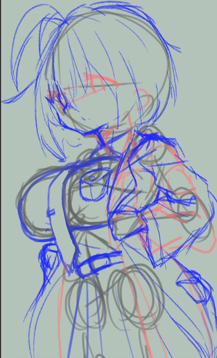 制服セラちゃんでも描くか! 