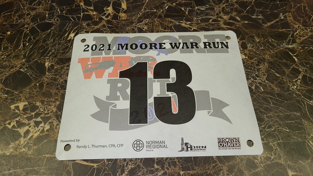 Are you ready to run?! It’s almost time! Join us on August 28th for the #MooreWarRun! 🏃🏻‍♀️