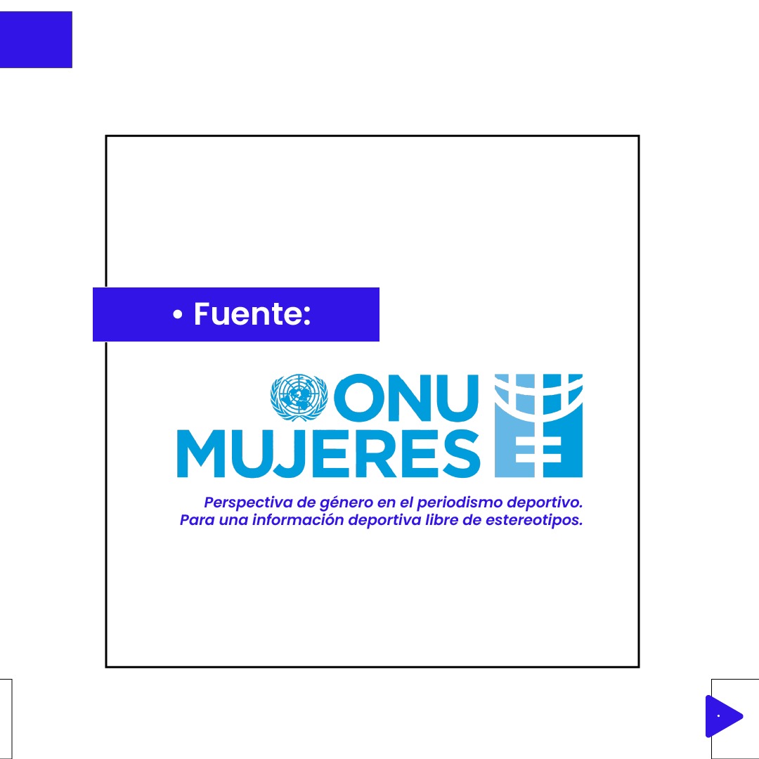GADgenero's tweet photo. ONU Mujeres y el Comité Olímpico Internacional, en el marco del programa Una Victoria Lleva a la Otra (OWLA), elaboraron la guía "Perspectiva de género en el periodismo deportivo. Para una información deportiva libre de estereotipos". 
Lee más en: https://t.co/TN36D2PjuS https://t.co/7WGyk8d08m