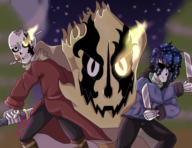 WildCatv9's tweet photo. Jsjs me gusto u.u, mayormente pongo a mis dos niños como enemigos en roles y cosas así, aunque canónicamente son amiguis(?) x'D
Comet y Stellar con de mi autoria.
#CometSans #StellarSans #Underverse #Oc #MyDraw #MyArt #DigitalArt #Undertale https://t.co/Givyj6lrxf