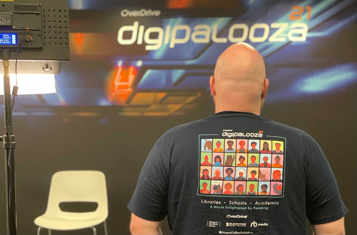 OverDriveInc's tweet photo. Day 1 of #Digipalooza21 is here! 

📅Today’s keynote speaker: Dr. Carla D. Hayden, 14th Librarian of Congress at 1:45 PM EST!

📅 Don’t miss Digipalooza’s one-of-a-kind virtual Dance party! Join us at 5:00 PM EST to build playlists &amp; an interactive experience with the band! https://t.co/T0cjQaQF4I