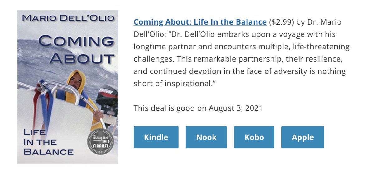 DellOlioMario's tweet photo. HUGE SALE TODAY!!!
“I’ve never read a book in one sitting until this one. The story is all true! I cannot believe how much these men went through with their boat. Had me on the edge of my seat the entire time.”
https://t.co/0F2tbqM9Y4 https://t.co/UYQpj6r6el