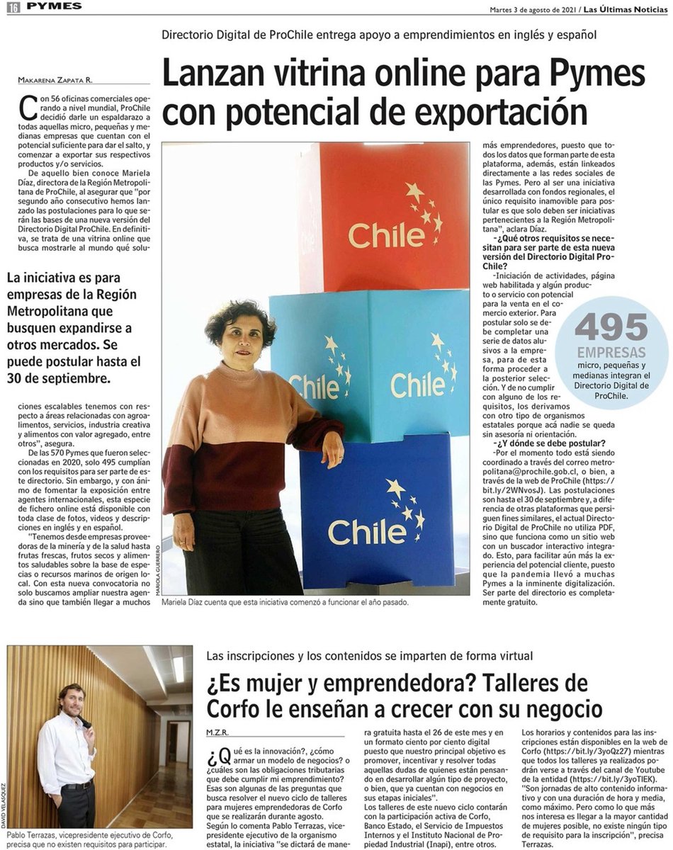 ProChile Región Metropolitana tweet media