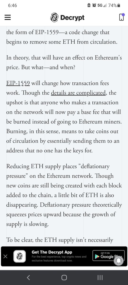 Yooooo @SafemoonJoe have you seen this? Is this true? Sounds like something that's already being done to me. Got this off an article on coinbase #SAFEMOONARMY  <a href="/safemoon/">SafeMoon</a> not sure if I could/should link to it here