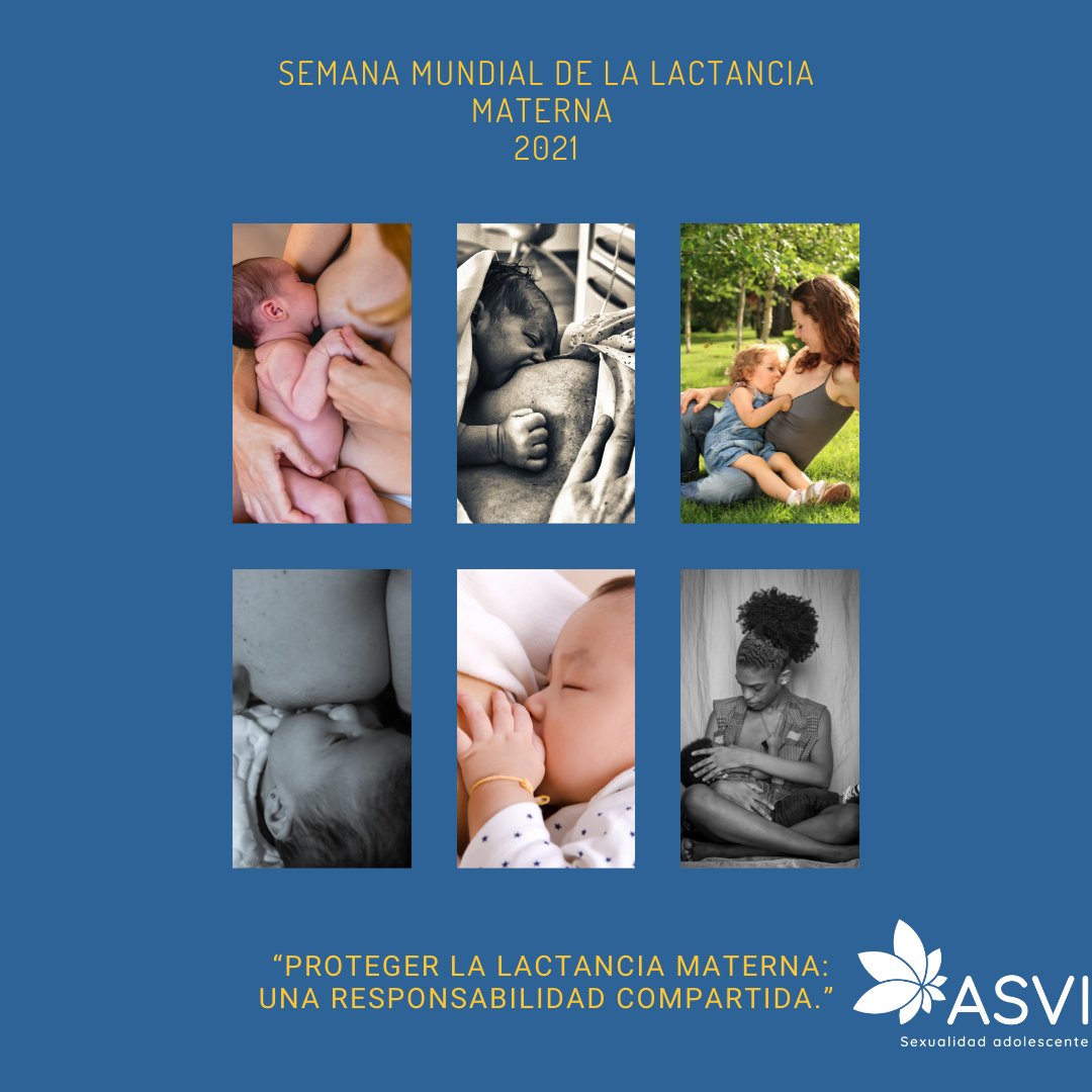 AsviAdolescente's tweet photo. El lema de este año de la semana de #LactanciaMaterna es “Proteger la lactancia materna: Una responsabilidad compartida.”

#asvi #lactanciaMaterna #WBW2021 #WABA #ProtectBreastfeeding #SharedResponsibility #breastfeeding #SDGs # worldbreastfeedingweek2021 https://t.co/pgWzSYZ7yR