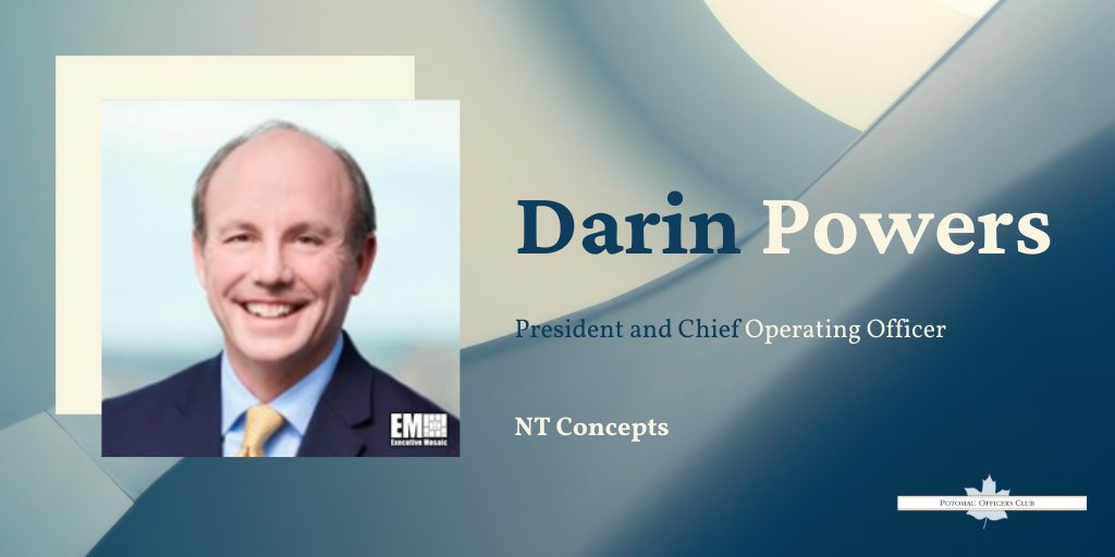 PotomacOfficersClub (@potomacofficers) on Twitter photo Darin Powers is a #PotomacOfficersClub member and serves as the president and chief operating officer of <a href="/NT_Concepts/">NT Concepts</a>, a Virginia-based technology innovator catering to national security customers.
Check out his Executive Profile here: potomacofficersclub.com/darin-powers-p… Darin Powers is a #PotomacOfficersClub member and serves as the president and chief operating officer of <a href="/NT_Concepts/">NT Concepts</a>, a Virginia-based technology innovator catering to national security customers.
Check out his Executive Profile here: potomacofficersclub.com/darin-powers-p…