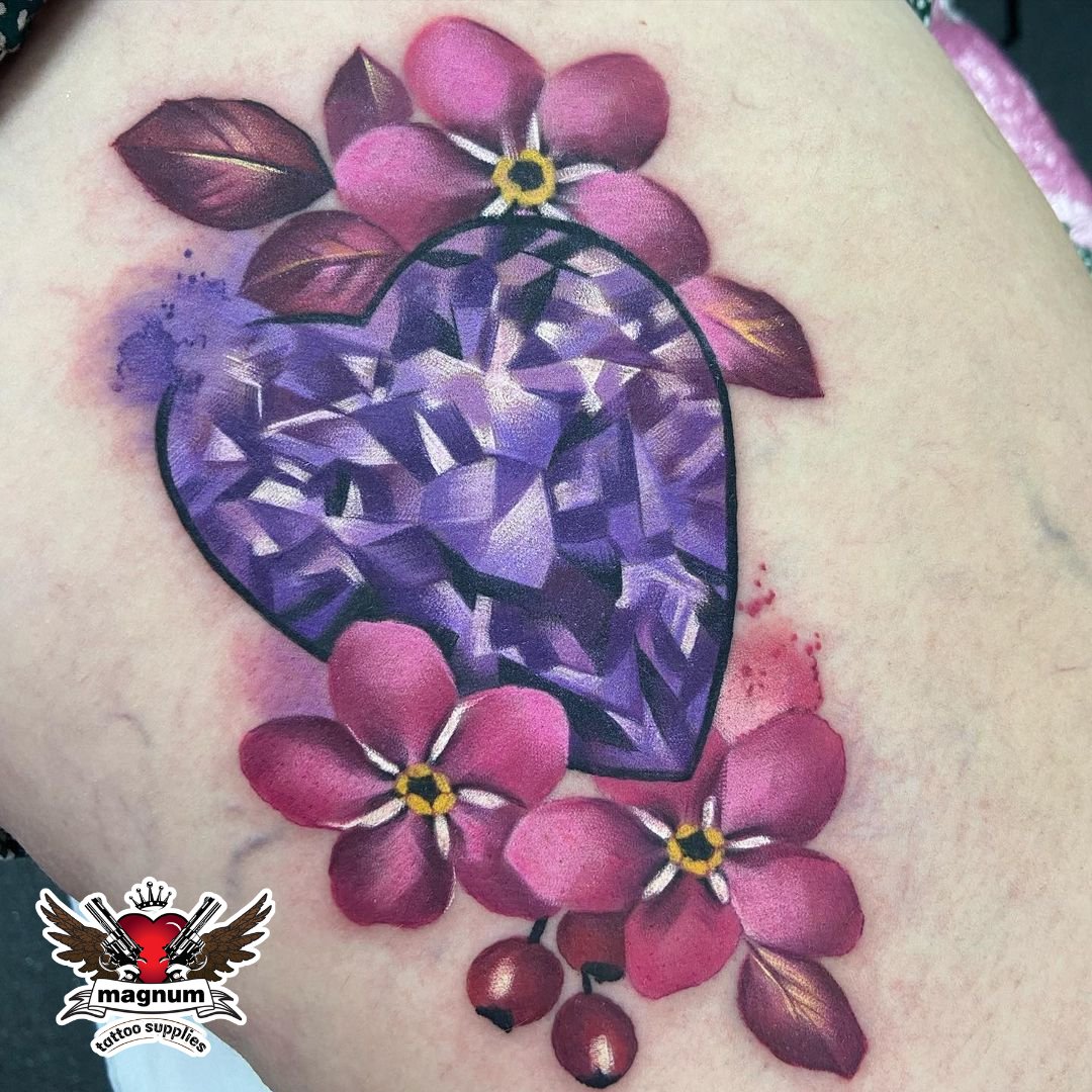 Amethyst my first ever tattoo By Chessie at Homeward Bound Essex  r tattoos