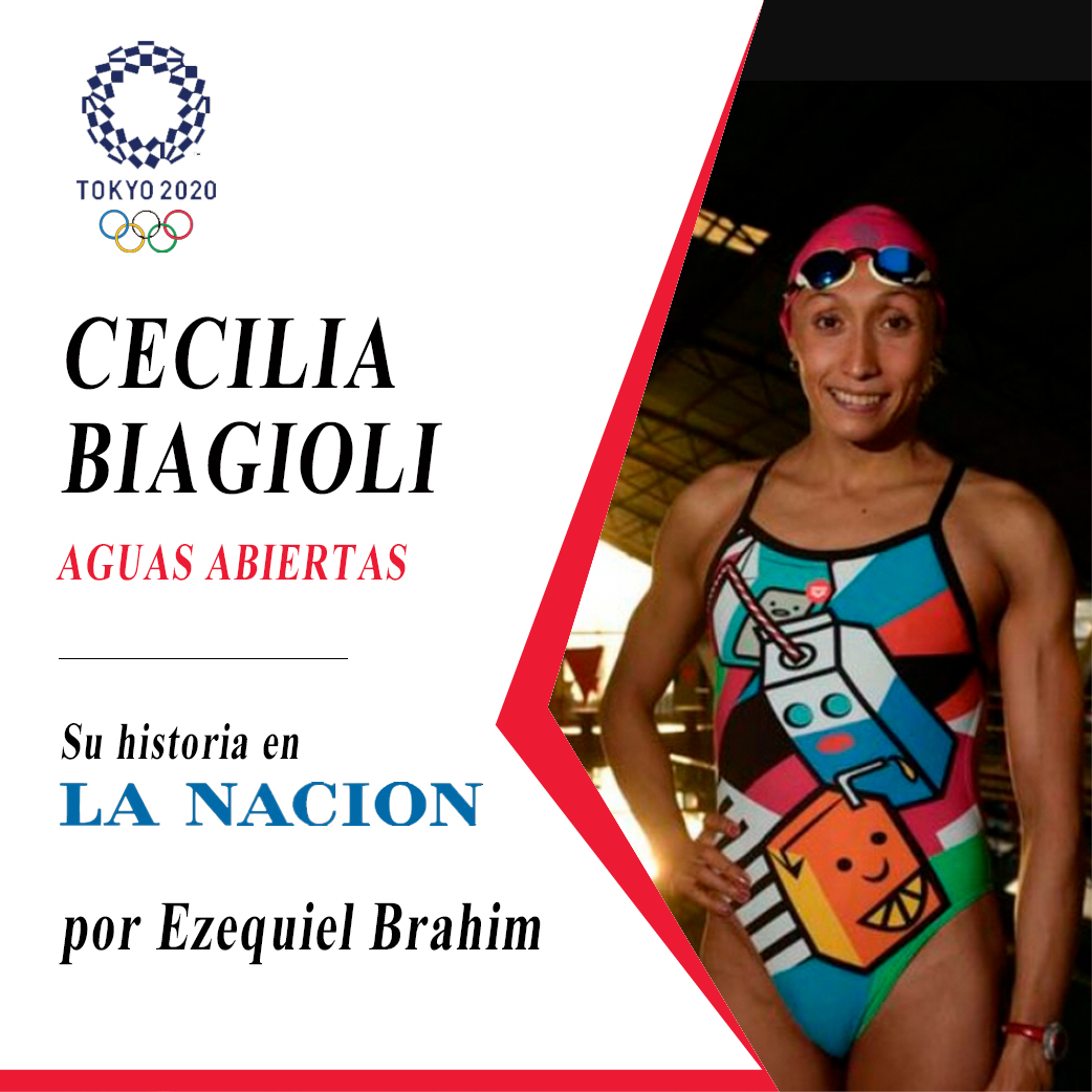 Hoy a las 18:30 compite <a href="/Cecybiagioli/">Cecy!</a>  para  nadar en su quinto Juego Olímpico, pero en realidad ella quiere otra cosa, enterate qué en esta nota para La Nación: ezequielbrahim.com/2021/07/20/pro…