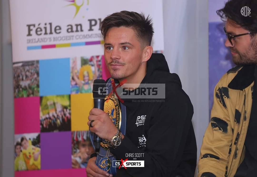 TenchuSports's tweet image. Feile Fight Week - Press Conference 🥊☘️

📷 © @CSXSports • @ChrisScottPics 
🤝 @BoxincBelfast
📧 Bookings: CSXSports@outlook.com

@FeileBelfast • @ConlanBoxing
 
#FeileFightWeek #CSXSports #ConlanBoxing #MichaelConlan #Belfast #WestBelfast #TJDoheny #LeeMcGregor