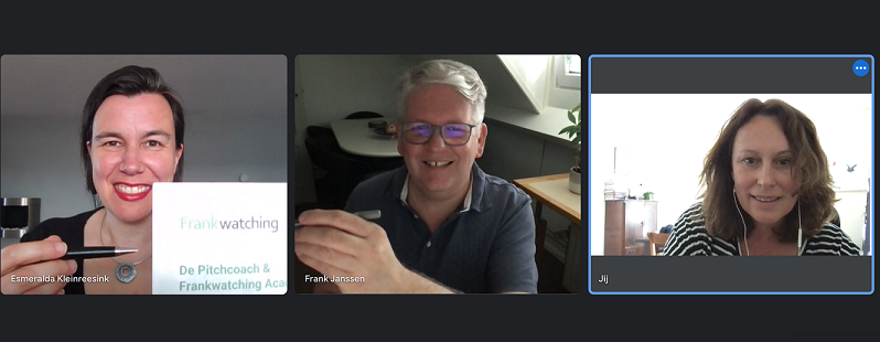 DPitchcoach's tweet photo. “Ook contracten tekenen gaat in Covidtijd anders dan normaal. Hoe ik het contract voor de allereerste Masterclass van Frankwatching ooit NIET tekende:” https://t.co/OqvZm8lUIe https://t.co/Vmmh1SSM14