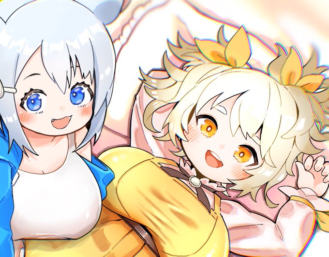 Skeb納品しました〜!依頼者さんとお友達のキャラを描かせていただきました
ありがとうございました🥰🙏 