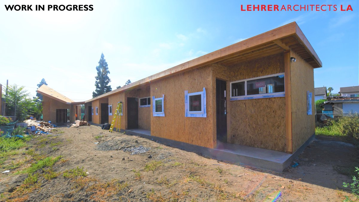 Nothing we like more than a great project coming along! 
Affordable housing, 7 units, LA County.
Supportive services+community space.
Photo 1-Design
Photo 2-Construction
#workinprogress #AffordableHousing #losangeles #architecture #design #lehrerarchitects #tuesdayvibe
