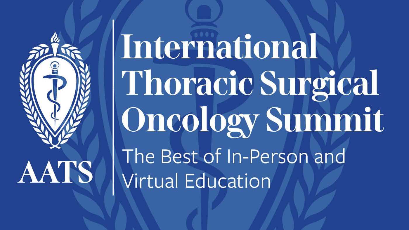 AATS on Twitter "The International Thoracic Surgical Oncology Summit
