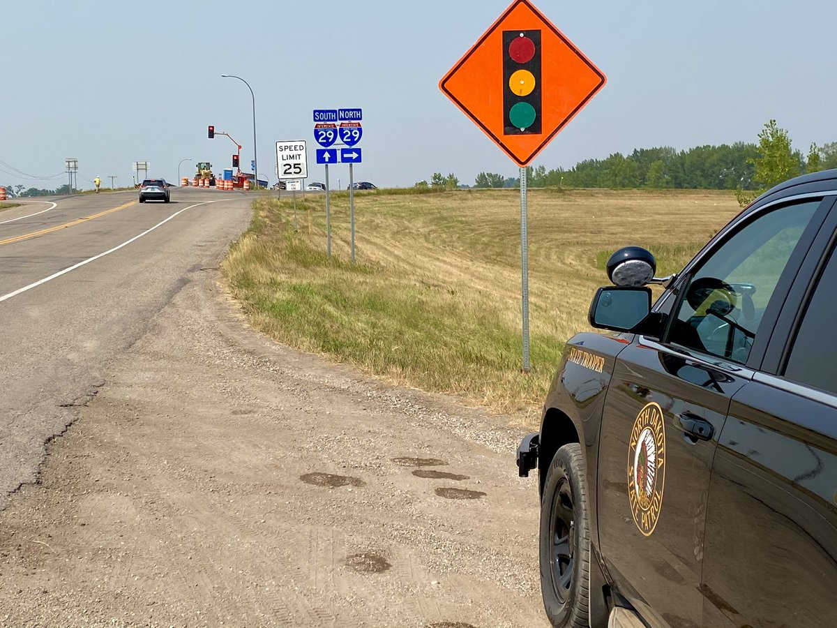 TrooperHarstad's tweet photo. It’s National Stop on Red Week. Please pay extra attention to traffic lights and stop signs. I know I will be! ##ndhp268 https://t.co/32RMxFGo0N