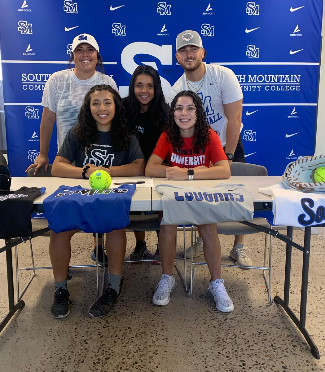 MtnSoftball's tweet photo. This is what it’s all about! We are thrilled to announce the official signings of Alexa Key and Mia Stankiewicz to play Division 1. Lex has signed to play at Gardner-Webb University and Mia has signed to play at Cal State Northridge. It’s a great day to be a Coug! @alexaekey https://t.co/5mo97vvWvU