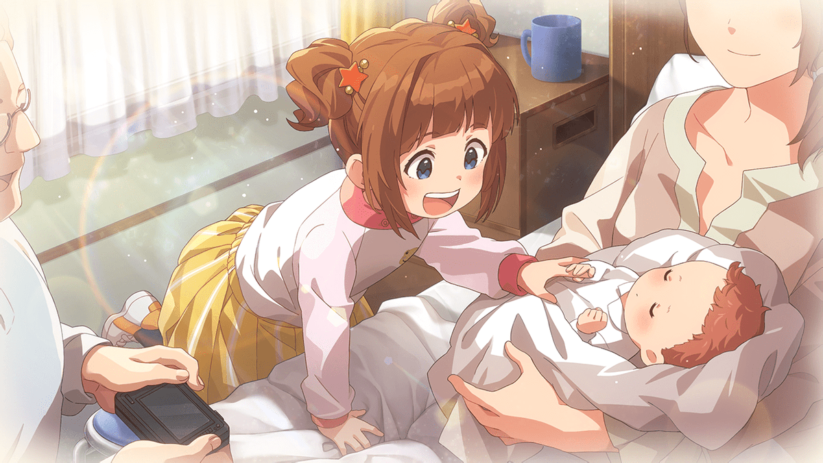 DailyBigSis's tweet photo. Today's Second Big Sister of the Day is Yayoi Takatsuki from IDOLM@STER! She cares about her Little Siblings very much!! https://t.co/s9vfOnHhZS