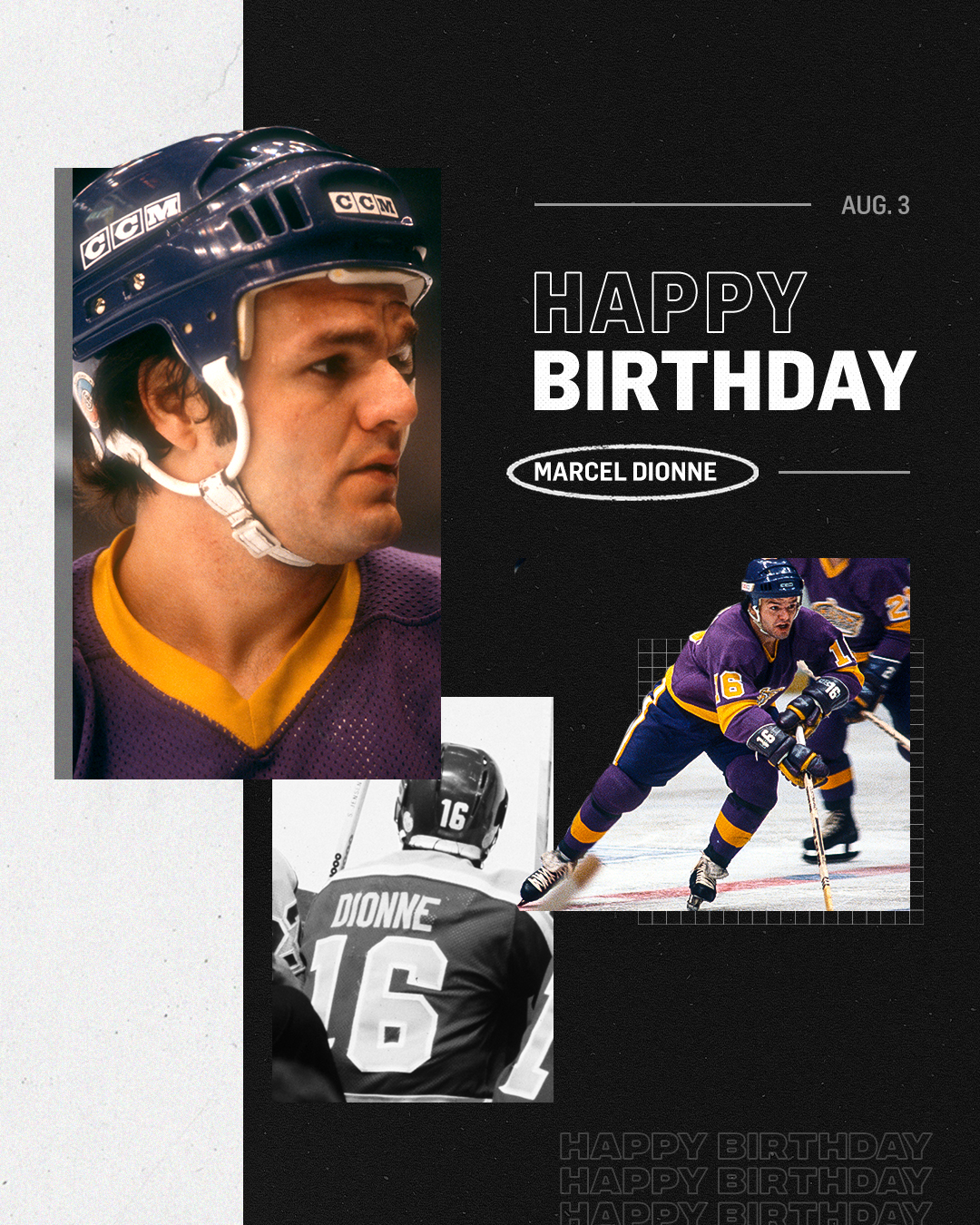 Happy 70th Birthday to the legend himself, Marcel Dionne. 