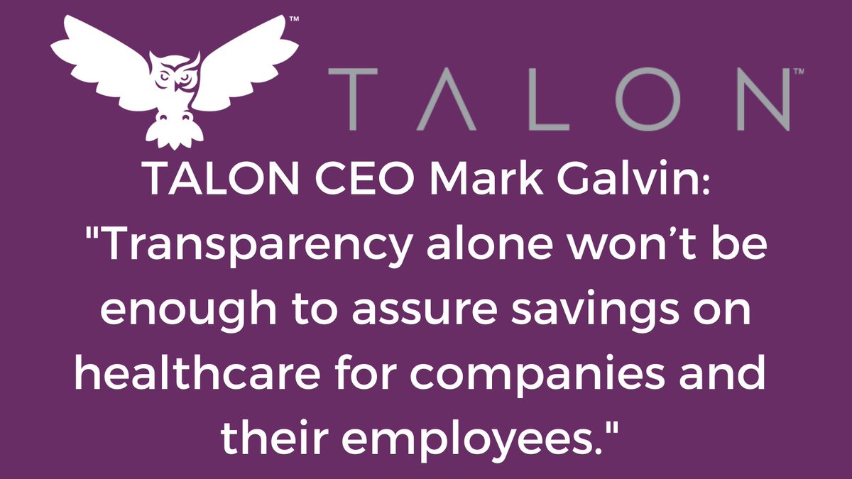 TALONHealthTech's tweet photo. Our founder believes the Transparency in Coverage Rule and No Surprises Act represent a turning point in the battle to contain skyrocketing #healthcare costs. #TALON will go beyond compliance with federal mandates in order to deliver savings to clients: https://t.co/UDebV5ubvt https://t.co/A9sXggrRDf