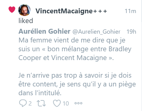 Aurelien_Gohier's tweet photo. Bon ben si @VincentMcaigne valide, du coup j'imagine qu'on est dans le vrai @LauraMoinet... https://t.co/OvoNmH3rok