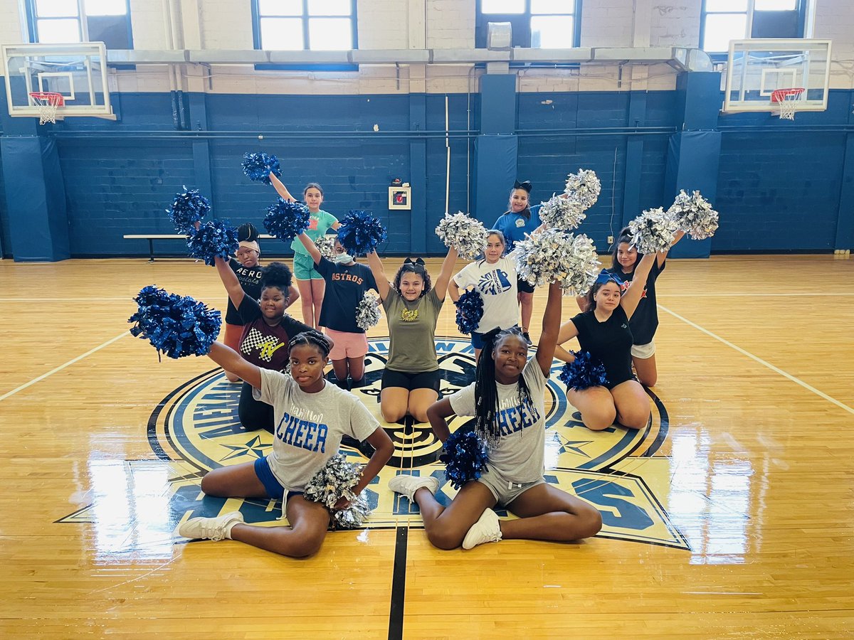 HamiltonMS1's tweet photo. Cheer Tryouts Day 2 was a success! ๐ฃ #AHMS #HamiltonCheer #TeamHISD #HamiltonSpiritSquad @AHMSHuskyCheer @MrsIKnight @MrsAguasTweets @EJohnsonHISD @dbernal08 @AHMSArtBark @ahmslibrarytech @AHMSPTO @ahmssapphires @SantosForTexas @Garibaldi3HISD @Northwest_HISD @JobsonMath https://t.co/lsbNB88qn9