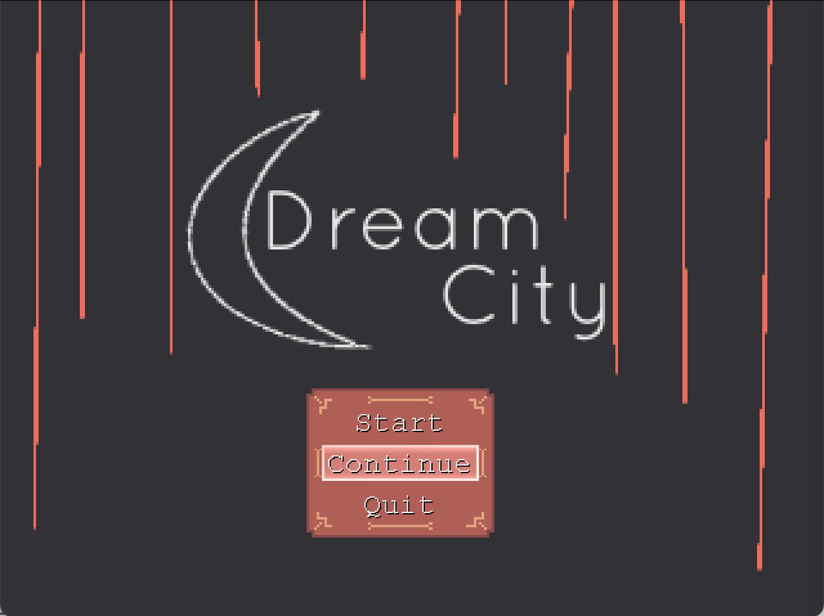 "A nameless stranger wakes up in a strange town..."

DREAM CITY, presented by yuan and <a href="/Munixiari/">muni 🌱</a>, a WOLF RPG Editor game.

zxrysky.itch.io/dream-city

#오늘의_주인공은_너야_중혁아
#HappyYJHday0803
#HAPPYPROTAGWEEK2021