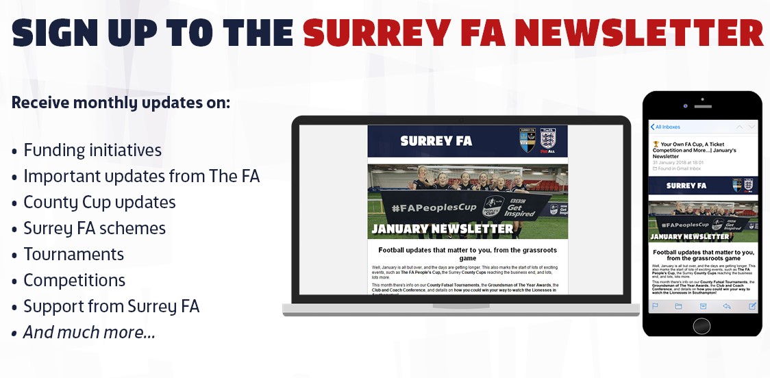 surreyfa's tweet image. Congratulations to our latest newsletter competition winners @WPFC_Colts, @MPYFC &amp;amp; @OttershawFC 👏🥳

To be in with a chance of winning our August competition, subscribe here: bit.ly/sfaezine

#ThisIsSurreyFootball