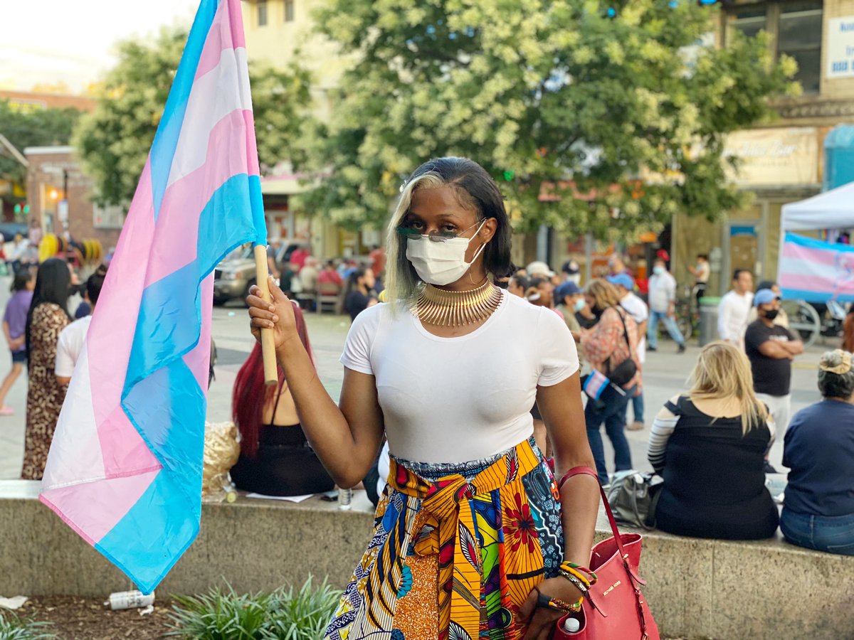 CaribEquality's tweet photo. Yesterday, our #TiffanyMunroe, an undocumented Black Trans woman from #Guy, asylee, & advocate for the repealed of the #WalkingWhileTrans ban called for immigration reform and protections for Queer & Trans asylum seekers at the 10th Annual #TransLatinxMarch. π³οΈβππ³οΈββ§οΈ
#Citizenship4All https://t.co/rt8egJTI1a
