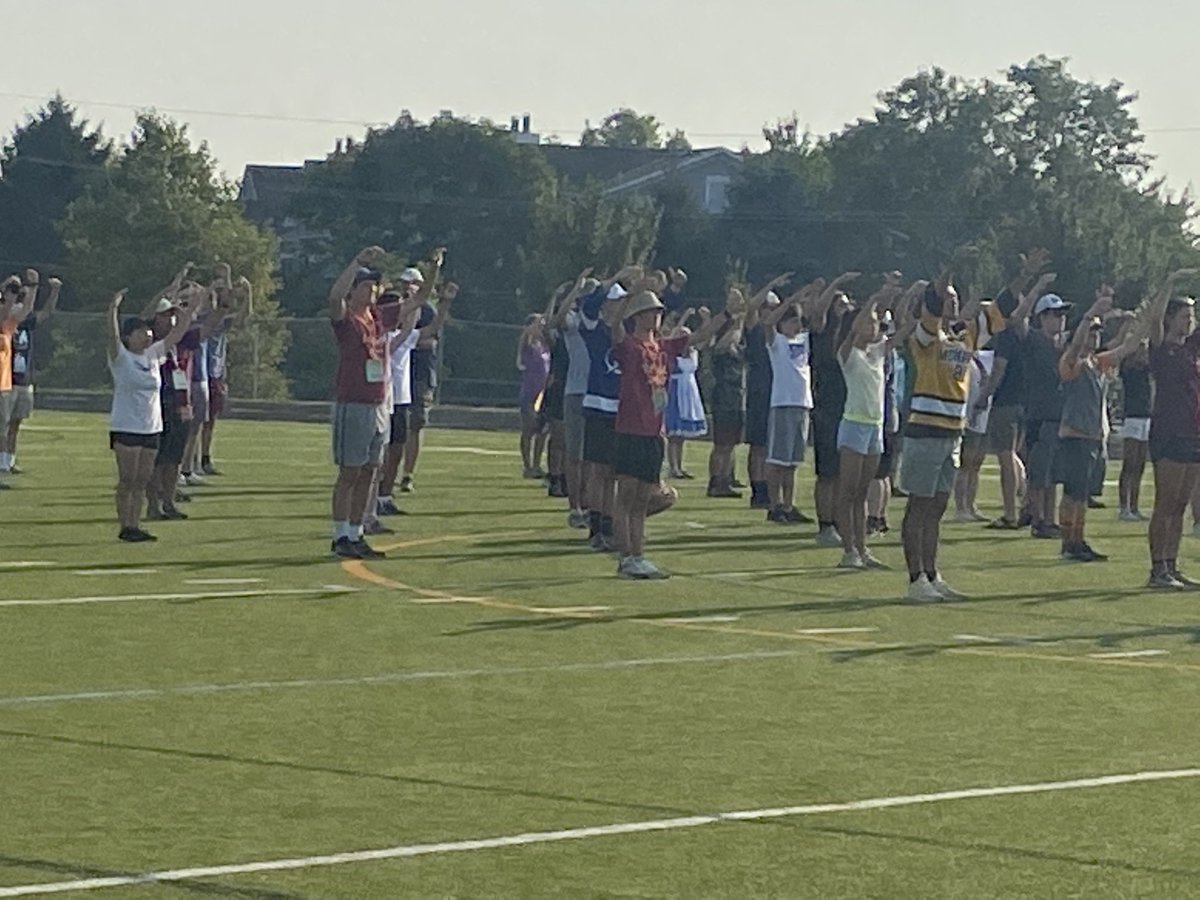BVFineArts's tweet photo. Beautiful morning for some marching fundamentals! Band camps are in full swing in BV. ⁦Lookin good ⁦@BVNBands⁩! ⁦@bvschools⁩ https://t.co/ADvCbkGaZm