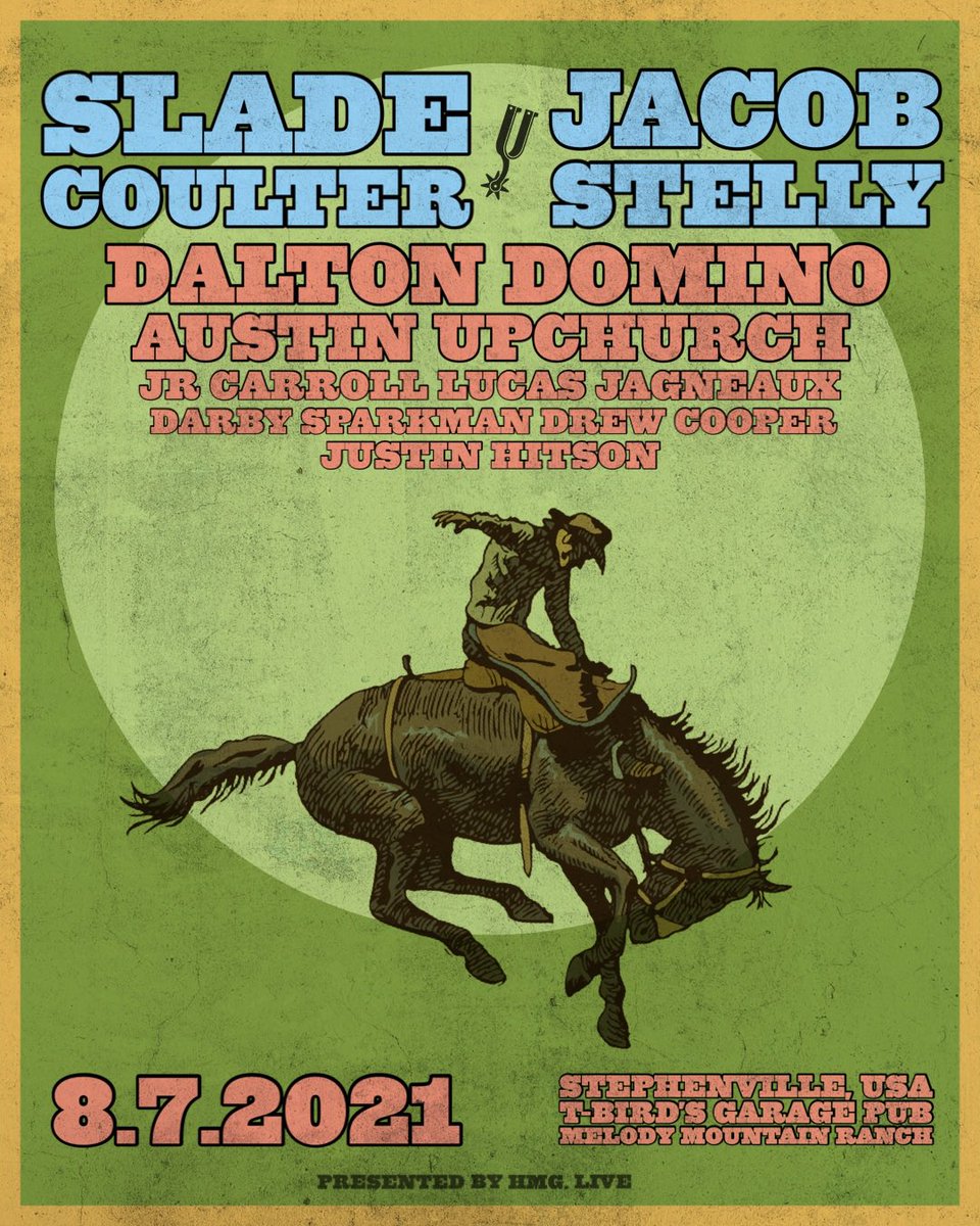 Lets give away some more tickets to the Stephenville show this Saturday. RT this and tag who ya wanna bring! I'll DM the winner at 5pm CT!