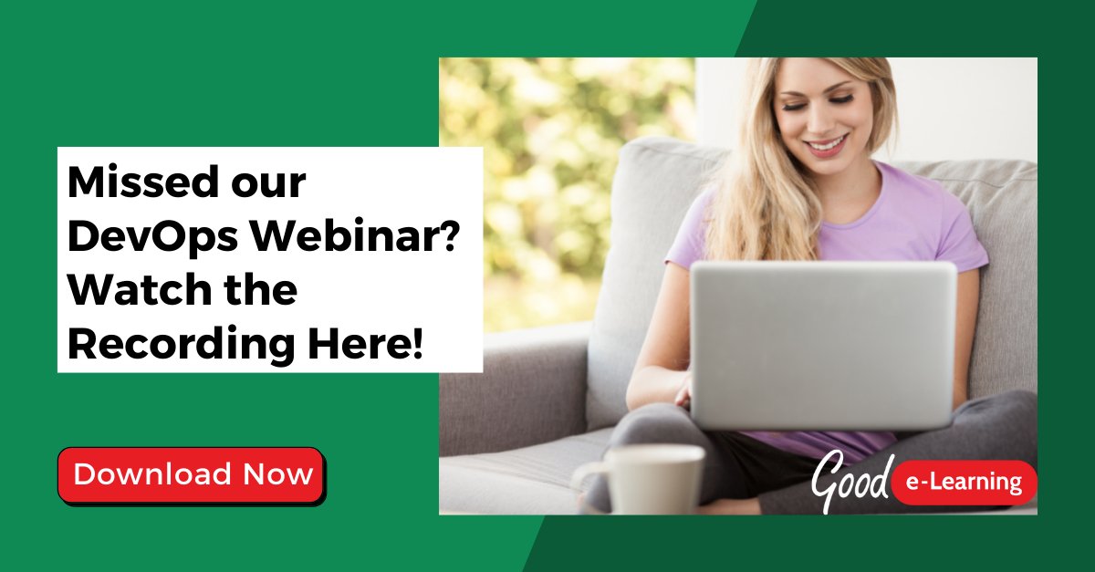 goodelearning's tweet image. Missed our #DevOps Webinar? Download the recording today! During the webinar, we explored some of the key challenges organizations might face when setting out to create that supportive DevOps culture. Download the Webinar here: bit.ly/3rD8RtY

#DevOpsWebinar @DEVOPSINST