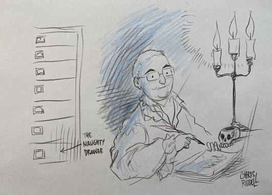 Win a Chris Riddell Sketch! Bid on original Chris Riddell sketches in our Silent Auction to aid the National Literacy Trust. The auction is OPEN NOW and ends at 6:00pm BST on 31 August, 2021. Good luck and happy bidding! - mailchi.mp/writersweekend…