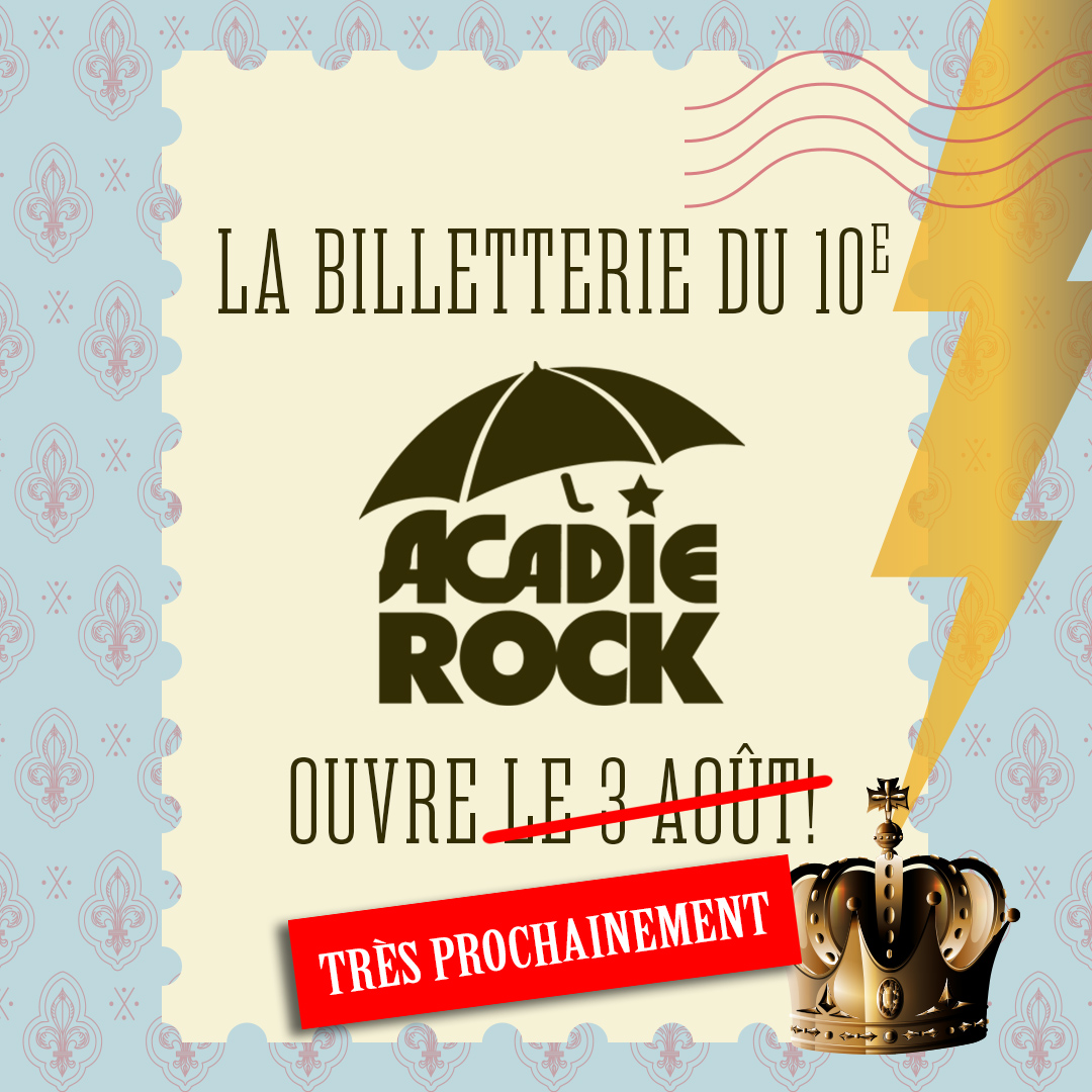 Compte tenue de la situation sanitaire évolutive, nous reportons de quelques jours l'ouverture de la billetterie. Restez connecté.e.s!