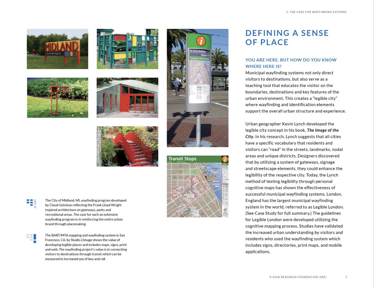 The newest edition of Urban Wayfinding and Planning Implementation from the Sign Research Foundation is on its way to the digital bookshelf &amp; it features 6 CG projects ranging from city/town placemaking, urban environmental art &amp; a bike trail system. signresearch.org/urban-wayfindi…
