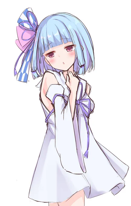 髪の毛短くした葵ちゃん 