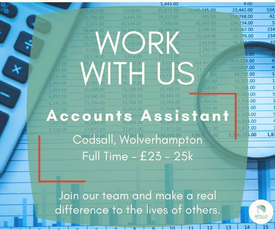 ApolloHHC's tweet photo. We have three great opportunities for you join our team and help us to make a real difference to the lives of others. 
Accounts Asst: https://t.co/VuPm0hGLSm  
Clinical Nurse Specialist: https://t.co/bxrZMsJSrs
Ops Manager: https://t.co/80sbwIBCge
#jobs #healthcarejobs https://t.co/RBYLJQEZEh