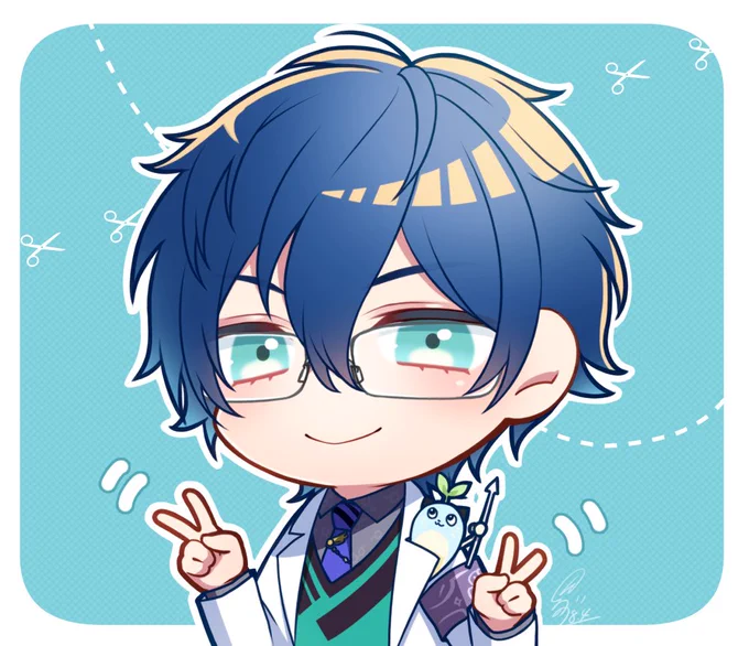 前頭葉チョキチョキ✂----------
#まめねことレオス 
