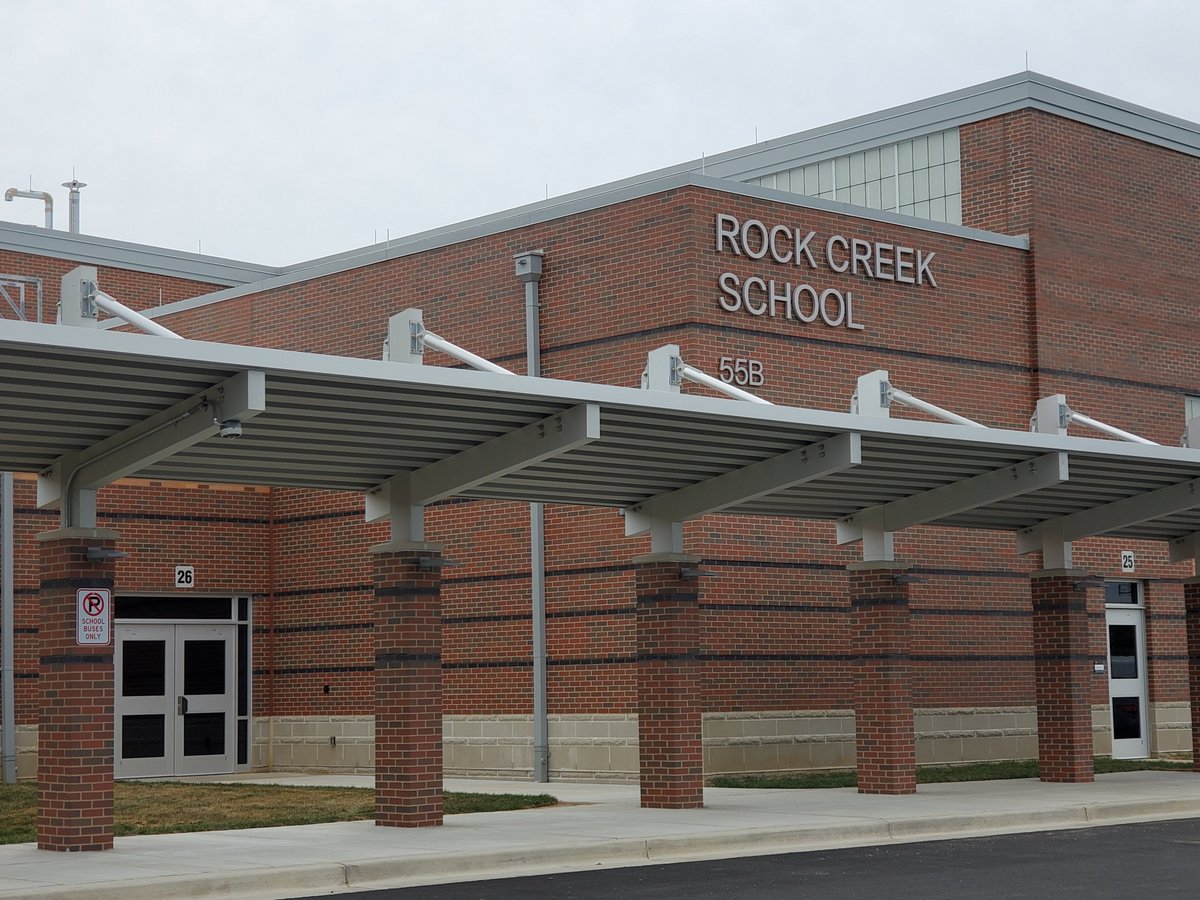 FCPSMaryland's tweet photo. It's a lovely day for the Rock Creek School Ribbon Cutting Ceremony!
We are super excited to welcome students into the new building soon. 
#FCPSProud⭐
#TogetherFCPS❤ https://t.co/PpXk7CCQ00