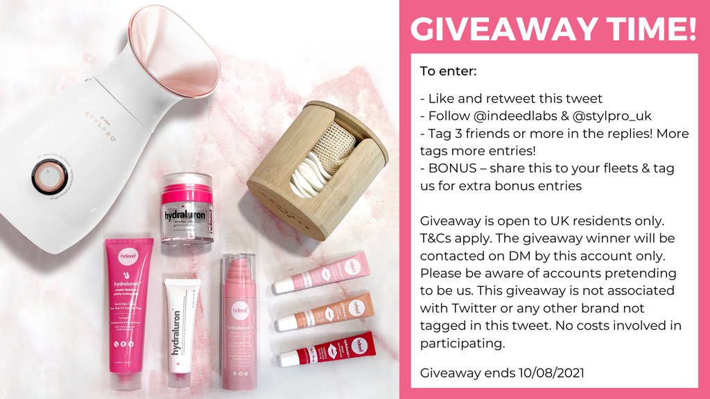 StylPro_UK's tweet photo. 💖GIVEAWAY TIME💖

We have teamed up with @indeedlabs to give TWO lucky winners an amazing bundle of prizes!
⁠
How to enter? Read the image below⬇️

Good luck!✨ https://t.co/KYfQDvG3Wf