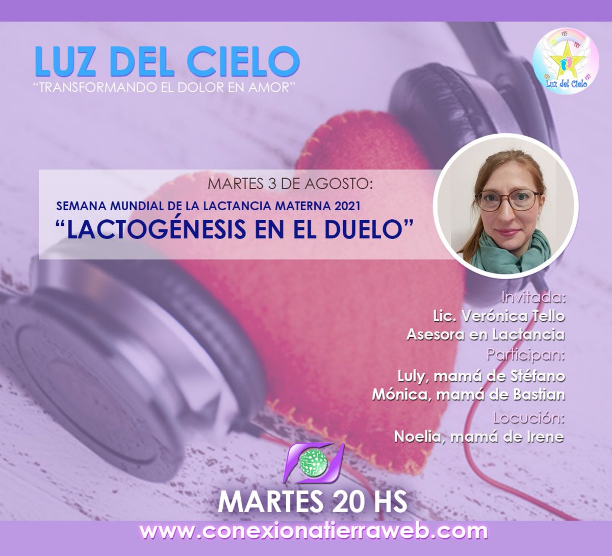 Feliz martes! Hoy tenemos un nuevo programa en #ConexionaTierra 📻🌎, y hablaremos de lactogénesis y lactancia en duelo🎙️❤️
Conoceremos las historias de Mónica y Luly ✨ y en la locución @NoeIiaGutierrez
Los esperamos:
18 hs: Méx/Col
19 hs: Ven/Bol/Py/Cl
20 hs: Arg/Uy
#SMLM2021