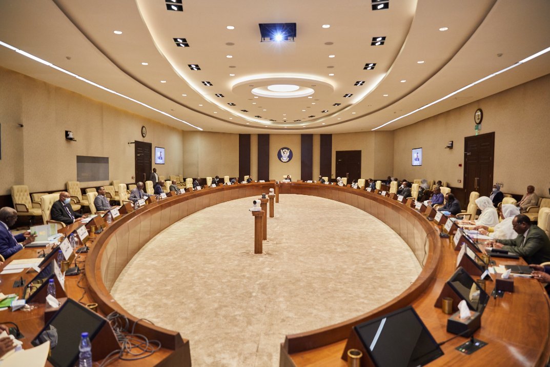 SudanPMHamdok's tweet photo. Today, in our Cabinet meeting, we have unanimously passed a bill to join the Rome Statute of the @IntlCrimCourt. We'll hold a joint Councils meeting to pass it into law. Justice &amp; accountability are a solid foundation of the new, rule of law-based #Sudan we’re striving to build. https://t.co/58jpqQWlf3