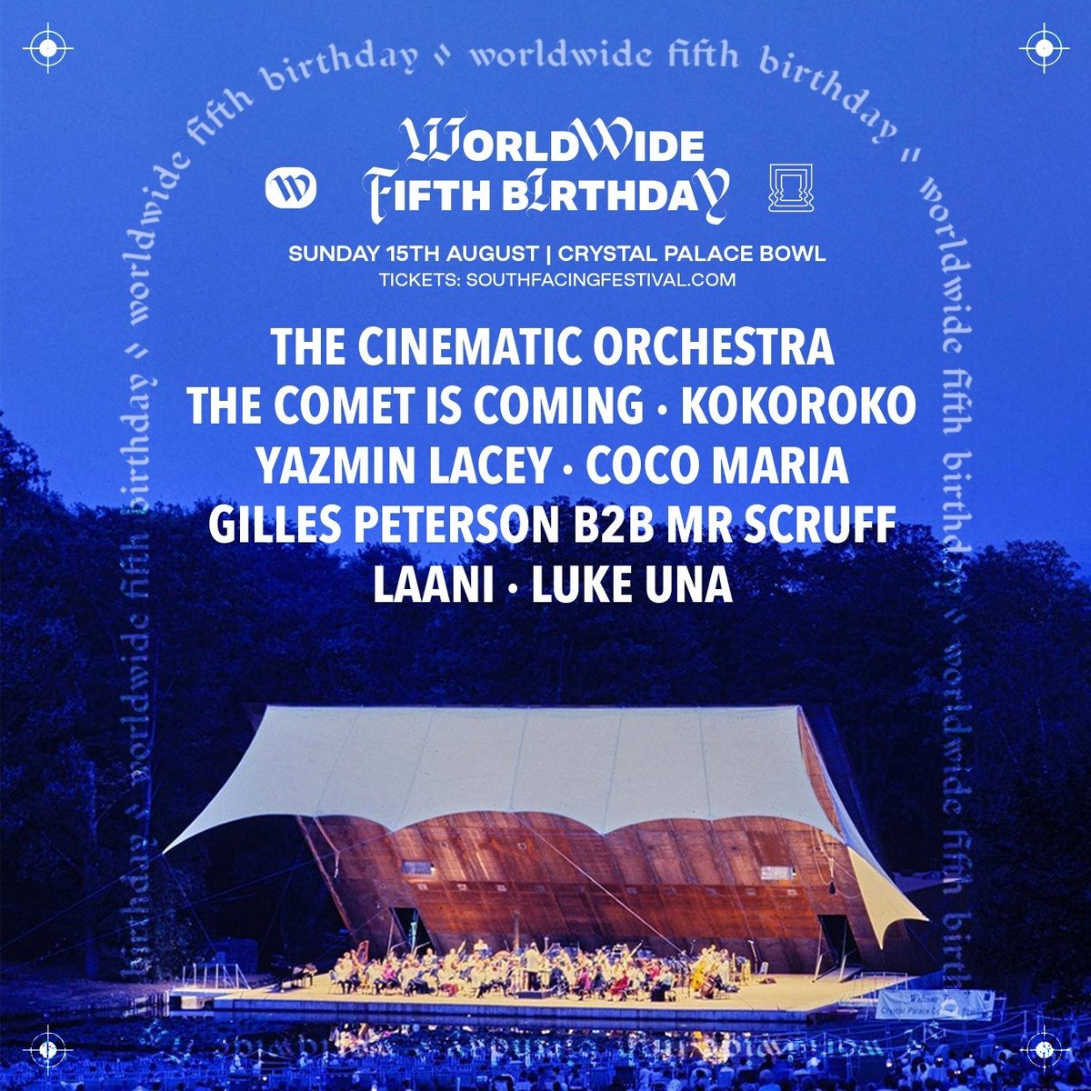 Unfortunately, Kruder & Dorfmeister are unable to travel and perform at our 5th Birthday at the Crystal Palace Bowl due to pandemic developments. However, we are absolutely delighted that @TCO_Official will be joining us to perform a very special live show as the sun goes down.