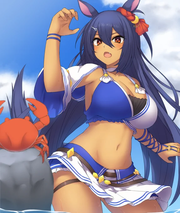 カニvsヒシアマさん
#ウマ娘 