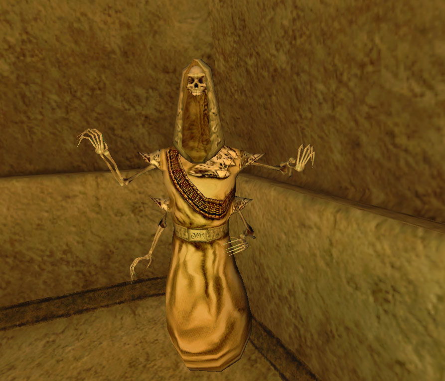 UESP_net's tweet image. Unanswered Lore Question: Why do the belt buckles for Bonelords have "UOS" engraved on them in Daedric? What does "UOS" mean?