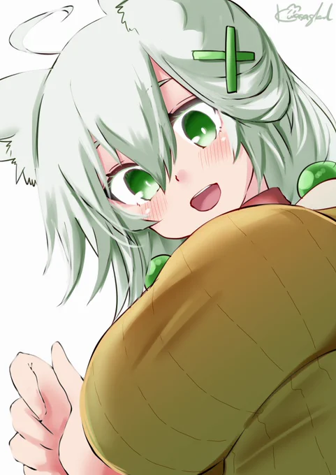 🦊狐月「お膝枕はいかがです?ついでに頭なでなでもしてさしあげましょうか?」 