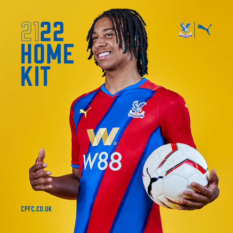 CPFC's tweet photo. Ready for 21/22 👊

Free worldwide delivery if ordered before 12:00 (BST) on Monday 9th August 🦅

#CPFC | @pumafootball